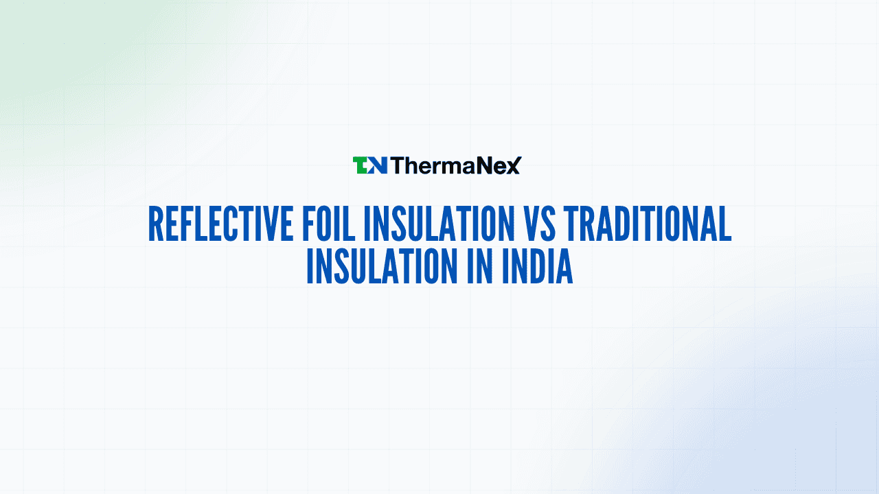 Comparison of reflective foil insulation and traditional insulation methods for Indian buildings, highlighting benefits and effectiveness in thermal management.